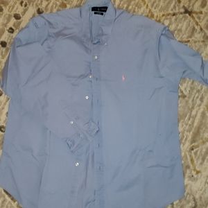 Ralph Lauren Men's Blue button up